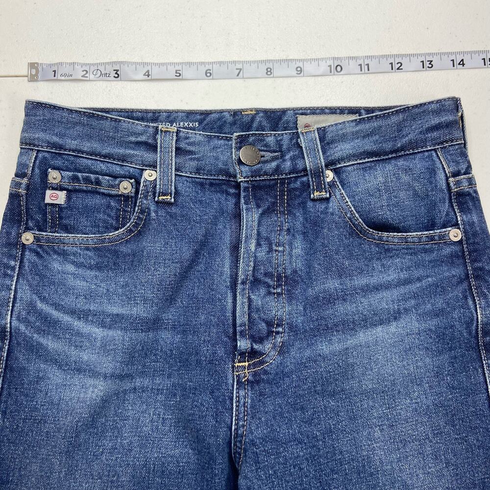 Adriano Goldschmied Women 25R Jeans Twisted Alexis‎ High Rise Straight Crop - Picture 11 of 15